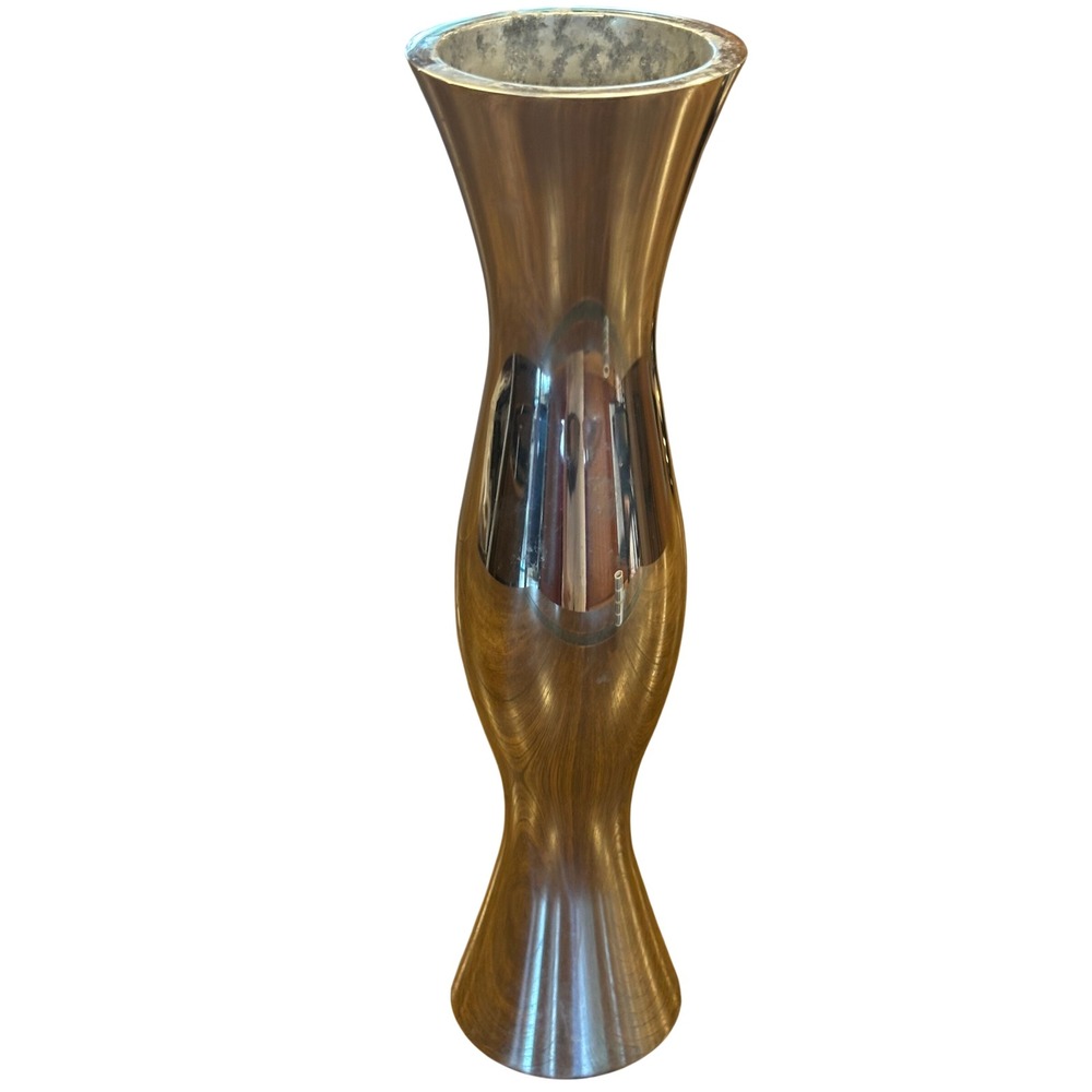 Nambe Studio Karim Rashid 66 Bud Vase Silver Alloy Vintage 1994 MCM 9 inch